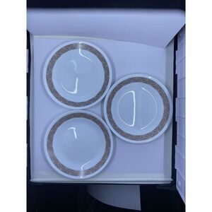 3 Corelle 6 3/4" SAND SKETCH Bread Plates